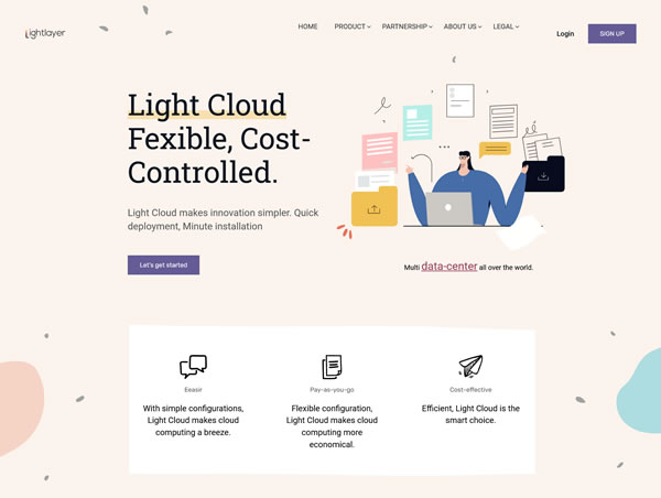 Lightlayer：香港VPS低至$5/月，CN2+BGP优化线路，1G内存/1核/50gSSD/500g流量/20M带宽，可DIY配置资源